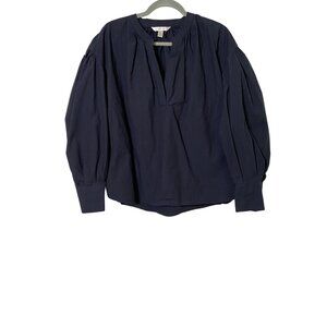 Banana Republic Blouse Women’s L Balloon Sleeve Pullover Top Preppy Peasant Boho